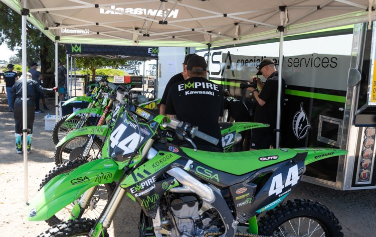 Exhibition events are a great way to see behind the motocross curtain